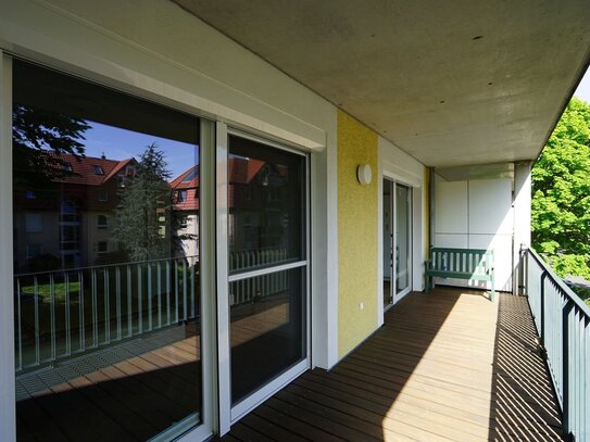 Barrierefreie 2-Zimmer-Wohnung mit Balkon und Stellplatz in stadtnaher Lage