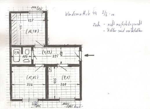 Verfügbar ab 01.11.2024! Helle, freundliche Zwei Zi. Whg. in Hamburg-Wandsbek