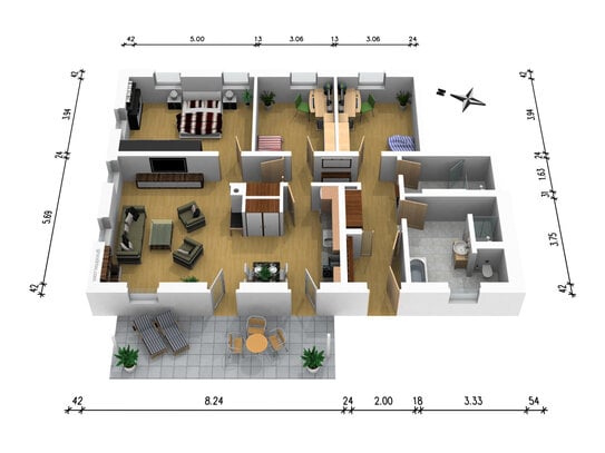 Neubau+Erstbezug Schöne 4 Raumwohnung zu vermieten