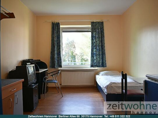 Kleefeld, 1 Zimmer Apartment mit Blick zum Garten, Internet inklusive