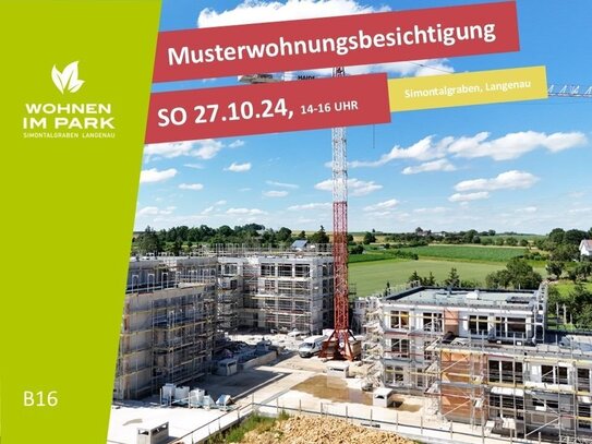 4.5-ZIMMER PENTHOUSE-WOHNUNG MIT BALKON - "WOHNEN IM PARK" IN LANGENAU - B16