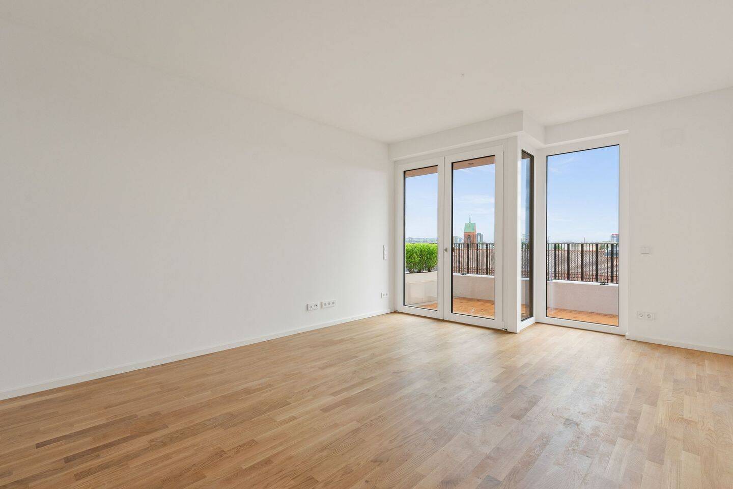 Neubau Erstbezug * 4 Zimmer Wohnung im 1.OG * Balkon * Einbauküche * TG Stellplatz - Photo 1