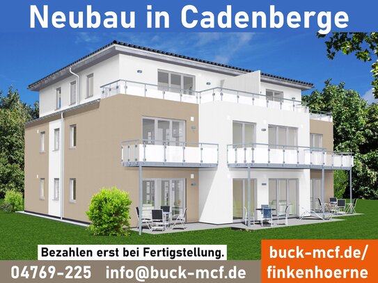 3-Zi-Eigentumswohnung in Cadenberge + KfW-40 + Tageslichtbad + Aufzug + Terrasse+Garten/Balkon