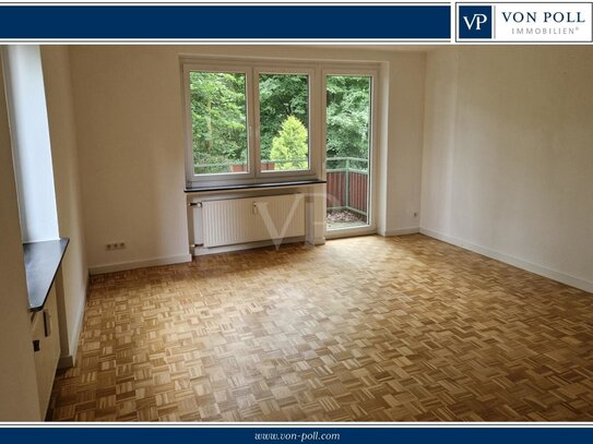 Geräumige Wohnung mit schönem Ausblick.