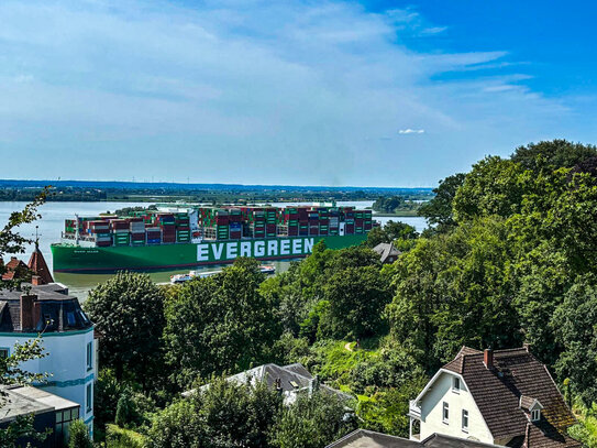 Moderne 3-Zimmer-Wohnung mit weitem Blick ins Alte Land