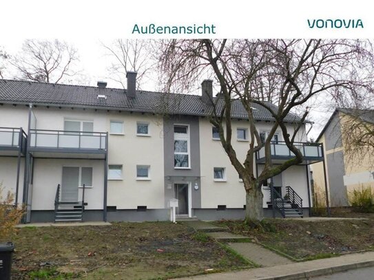 Überruhr-Holthausen: 1,5-Raum-Whg. mit großem Balkon in einem modernisierten Mehrfamilienhaus