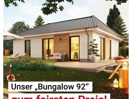 *** Bungalow+Grundstück+Förderung = ab 1.189€ pro Monat!!