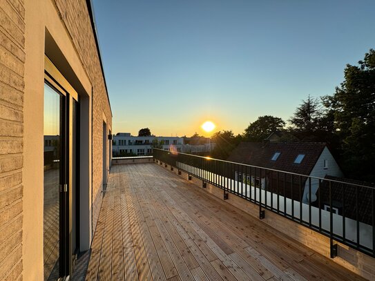 Einmalige 5 Zimmer Maisonettewohnung mit großer Dachterrasse - Provisionsfrei vom Bauträger