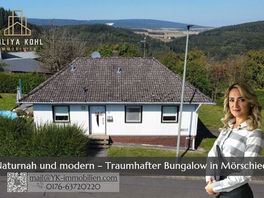 RESERVIERT! Traumhafter Bungalow im Grünen - Ihr Rückzugsort am Waldrand mit Garage und großem Garten