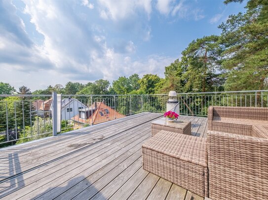 EXKLUSIVE 7 Zi- LANDHAUSVILLA + moderner Galerie-Anbau aus 2019 + 20 qm Dachterrasse