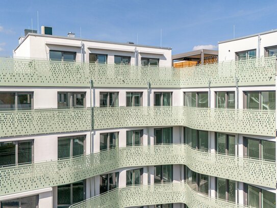 Neubau-Rarität: Spektakuläre 3-Zimmer-Wohnung im 5. Obergeschoss mit moderner Technik und Südbalkon