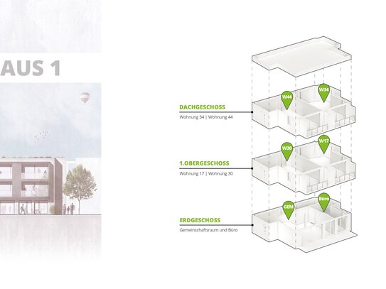 Waghäusel-Kirrlach: barrierefreie Eckwohnung im Neubau für Senioren