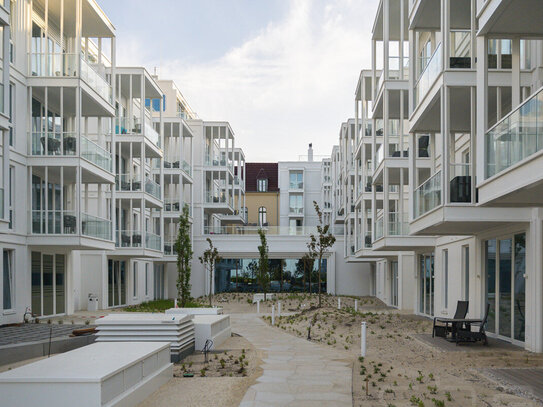 Meerblick genießen: Elegantes 2-Raum-Apartment mit Balkon im the breeze Ahlbeck