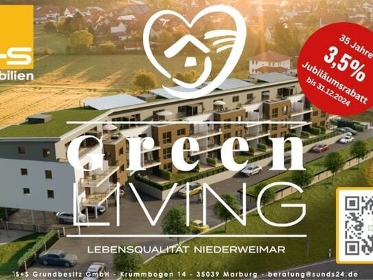 Green Living - Neubau - Bezugsfertig - 4 Zimmer - Eigentumswohnung - Weimar (Lahn) - WE 28