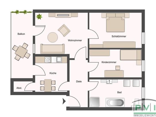 Charaktervolle Wohnung in zentraler Lage von Schwarzenberg