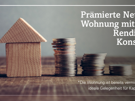 Prämierte Neubau-Wohnung mit 3% Rendite für Kapitalanleger (bereits vermietet)