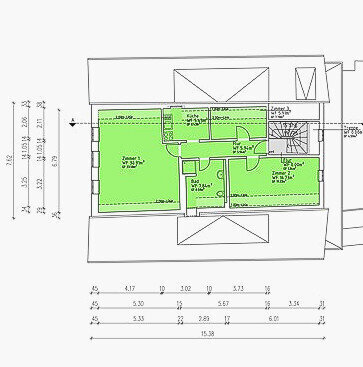 Zentral Innenstadtlage - Toll Saniertes MFH mit 7 Wohnungen + Innenhof + Stellplätzen zu verkaufen in Dinkelsbühl