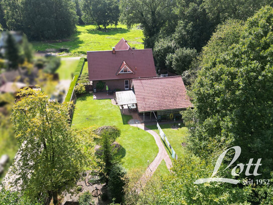 +++ Erstklassig gepflegt - toller Garten - Garage/Werkstatt - idyllische Randlage von Augustfehn +++