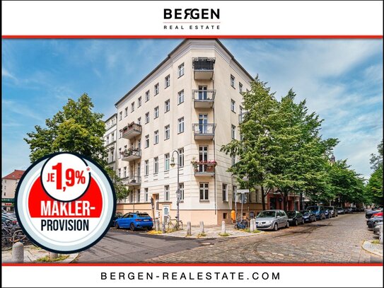 Your new home in old building flair: Spacious 3-room flat in the Helmholtz neighbourhood