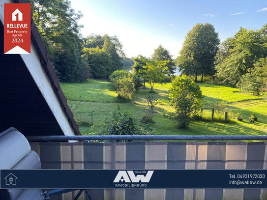 Gemütliche Oberwohnung mit Seeblick und Balkon in Upgant-Schott!