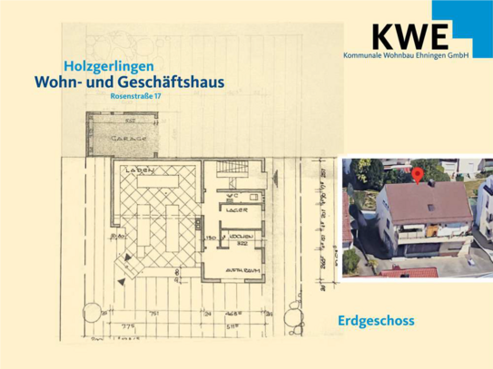 Wohn- und Geschäftshaus zu verkaufen - Rosenstraße 17, Holzgerlingen