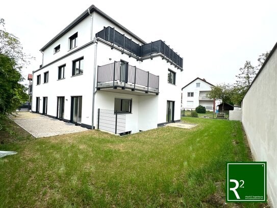 Neubau 3 Zimmer Wohnung im 1.OG mit Balkon in energieeffizientem 5 Familienhaus