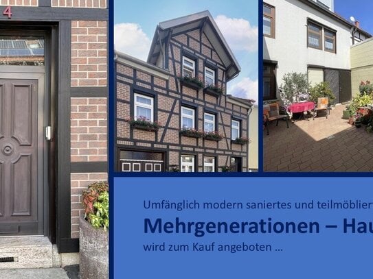 Ein schönes, vollsaniertes Mehrgenerationen-Haus zum sofortigen Wohlfühlen wird geboten.