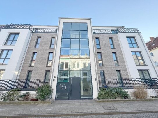 Vermietete Drei-Zimmer-Wohnung mit Küche und Balkon in ruhiger Lage im Viertel