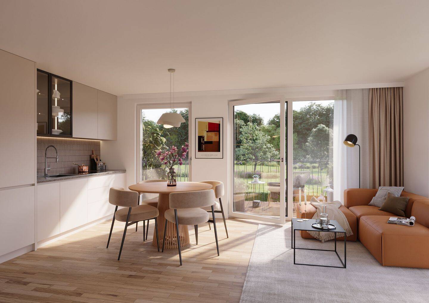 Großzügige 4-Zimmer-Wohnung mit West-Dachterrasse & durchdachtem Grundriss