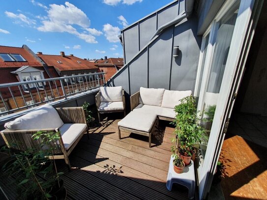 3-Zimmer-Wohnung mit Dachterrasse und Garage in St. Johannis