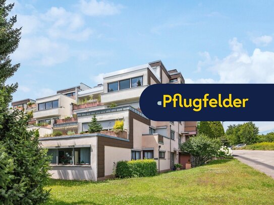 Traumwohnung in Feldrandlage: 4,5-ZKB in Terrassenhaus mit Balkon und Tiefgarage