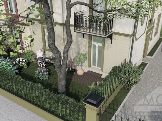 #VERKAUFSSTART# Gartenwohnung im liebevoll sanierten Stilaltbau im schönen Nordend-West