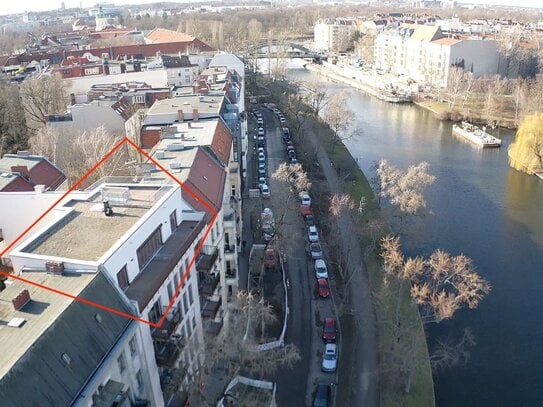 Luxus Penthouse mit Spreeblick und traumhafter Dachterrasse über Charlottenburg- Provisionsfrei!