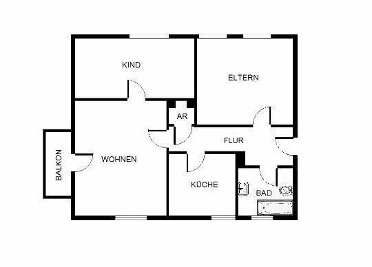 Hier macht wohnen Spaß: 3-Zimmer-Wohnung in Stadtlage