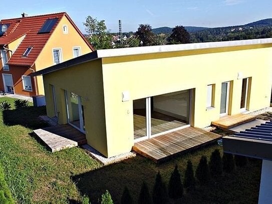 neuwertiger Bungalow (wohnen auf einer Ebene) mit 2 Terrassen und Garten