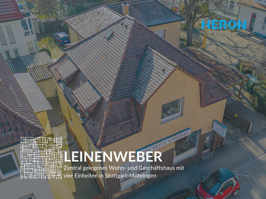 LEINENWEBER - Zentral gelegenes MFH mit 4 Einheiten, Garage und Carport in Stuttgart-Möhringen