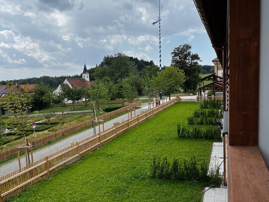 Naturparadies Gut Kerschlach: Büro mit Loggia und Blick ins Grüne