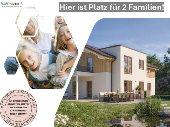 Hier ist Platz für 2 Familien! Haus mit Grundstück!