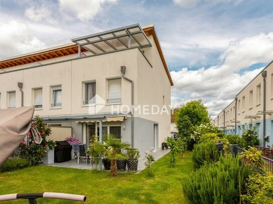 Elegantes und gepflegtes Reihenendhaus mit Terrasse, Garten und Stellplätzen in Wiesbaden