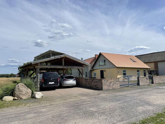 Einfamilienhaus mit großem Grundstück in ruhiger Lage in der Gemeinde Milower Land