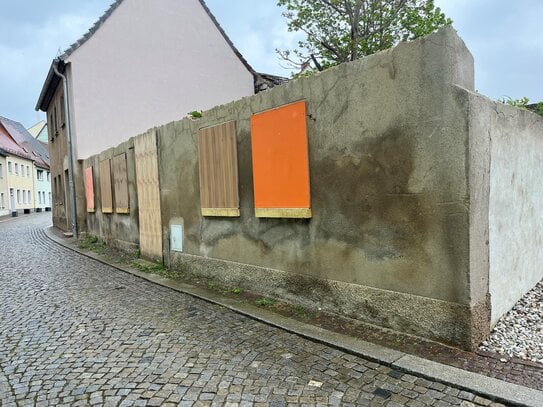 Kleines Grundstück in Innenstadtlage von Wurzen als Bauplatz oder Stellplatz