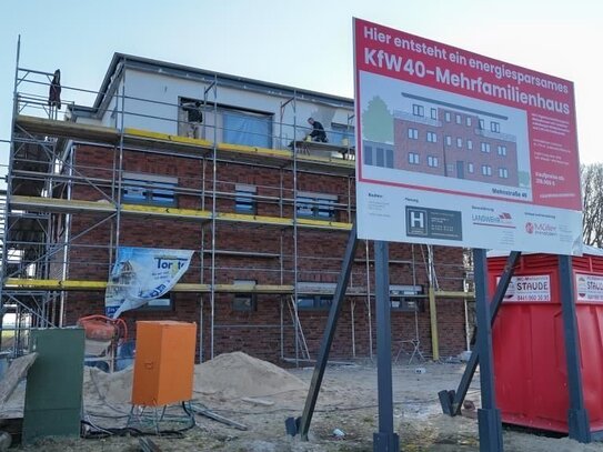 Neubau- ETW mit 3-Zimmern im Obergeschoss- rechts auf knapp 81 m² Wohn- und Nutzfläche im KfW40 Standard in einem 6-F...