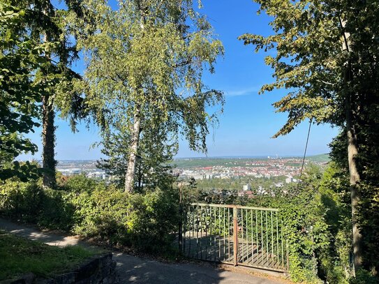 WUNDERSCHÖNES WOCHENENDGRUNDSTÜCK IN AUSSICHTSLAGE mit Gartenlaube und Parkplatz, S-Wangen - 705-23