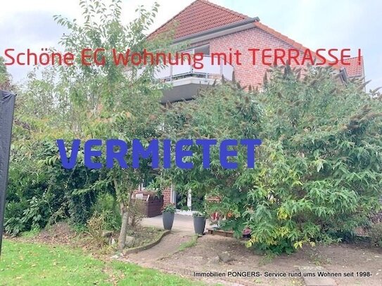 !! EBENERDIGE, gepflegte schöne 3 Zimmer-Wohnung mit Terrasse+Tiefgaragenstellplatz !!