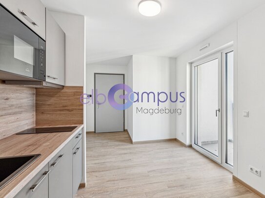 Möbliertes 2-Zimmer-Studentenapartment mit großzügigem Balkon