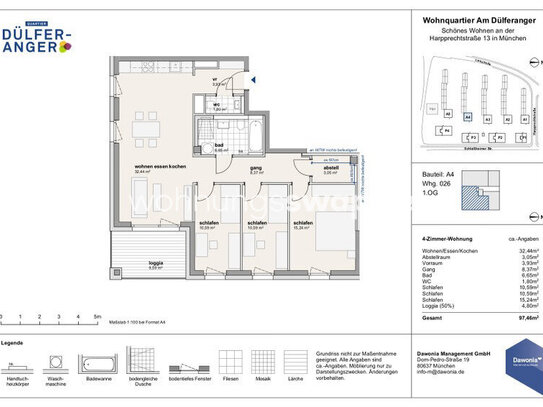 Wohnungsswap - Harpprechtstraße