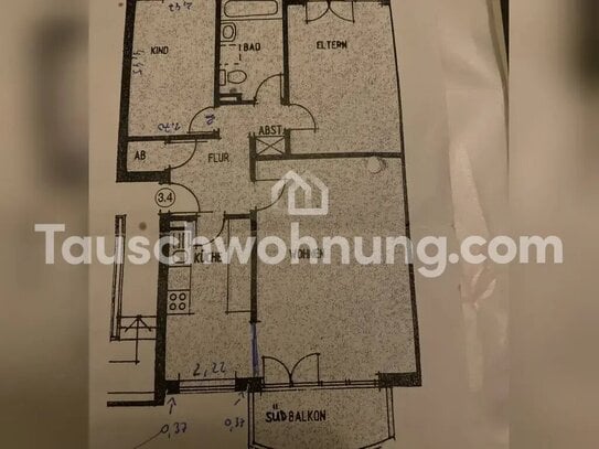 [TAUSCHWOHNUNG] Biete 3Zi, suche 2Zi in Radebeul +3km Mickten kaditz Übigau