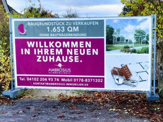 *** Letzte Gelegenheit *** Nur noch 1 Baugrundstück mit 649 m² bauträgerfrei