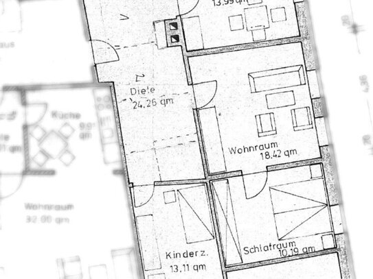 Schönes WG-Zimmer im DG in der Kernstadt (an Frau) ab dem 01.11.2024 zu vermieten.