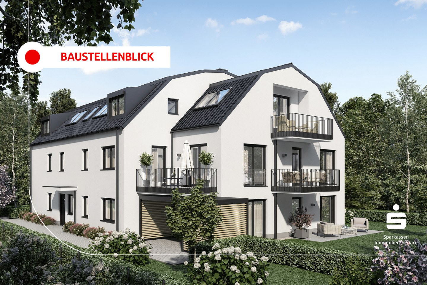 2-Zimmer-Wohnung mit Südbalkon: Neubau in KFW55